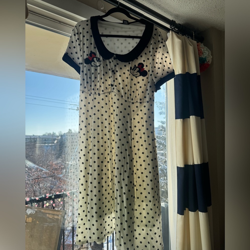 Polka Dot Disney Pin Up style dress
